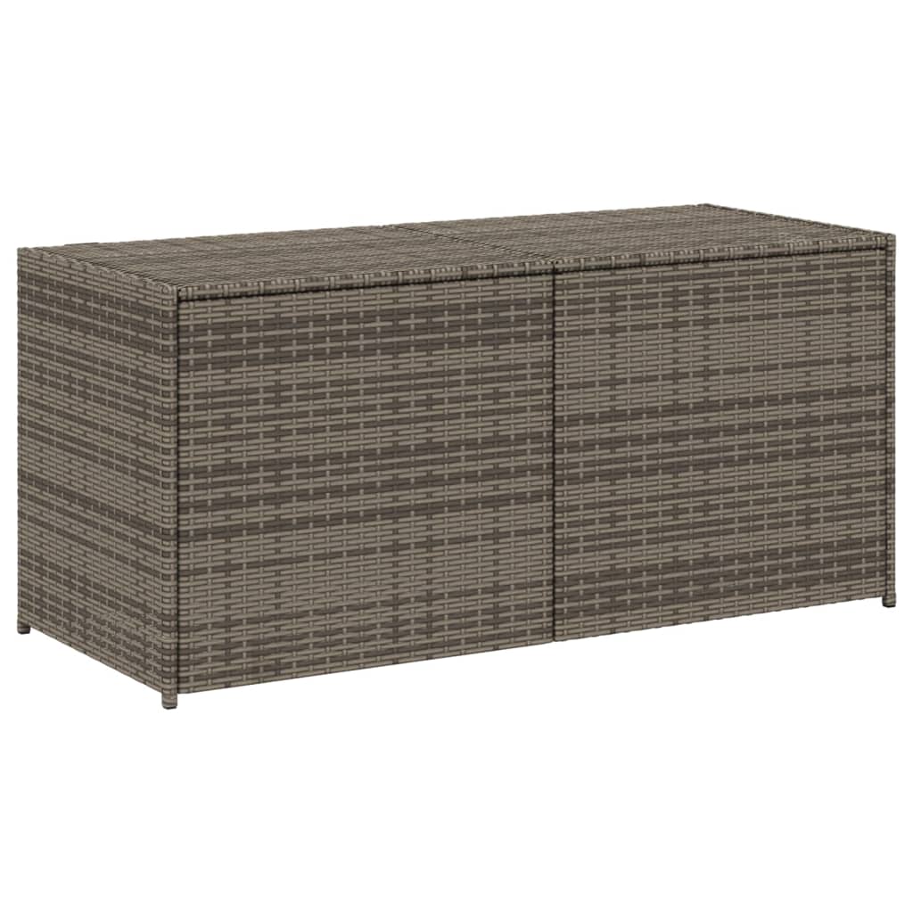 Contenitore da Giardino Grigio 283L in Polyrattan - homemem39