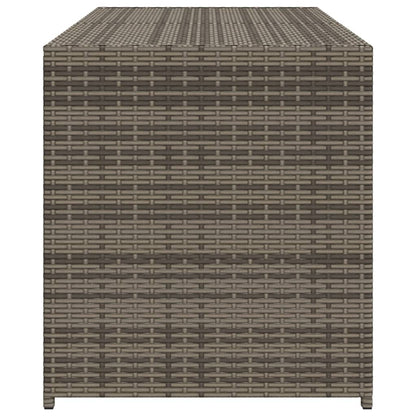 Contenitore da Giardino Grigio 283L in Polyrattan - homemem39