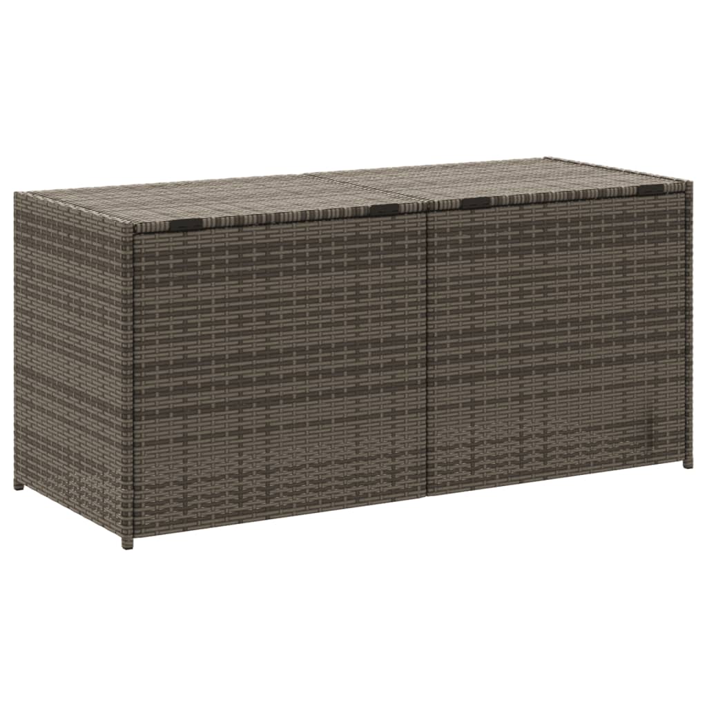 Contenitore da Giardino Grigio 283L in Polyrattan - homemem39