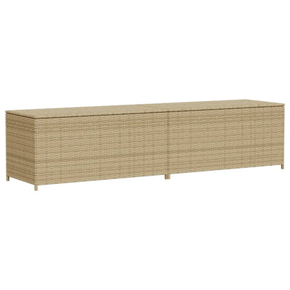 Contenitore da Giardino Beige Misto 469L in Polyrattan - homemem39