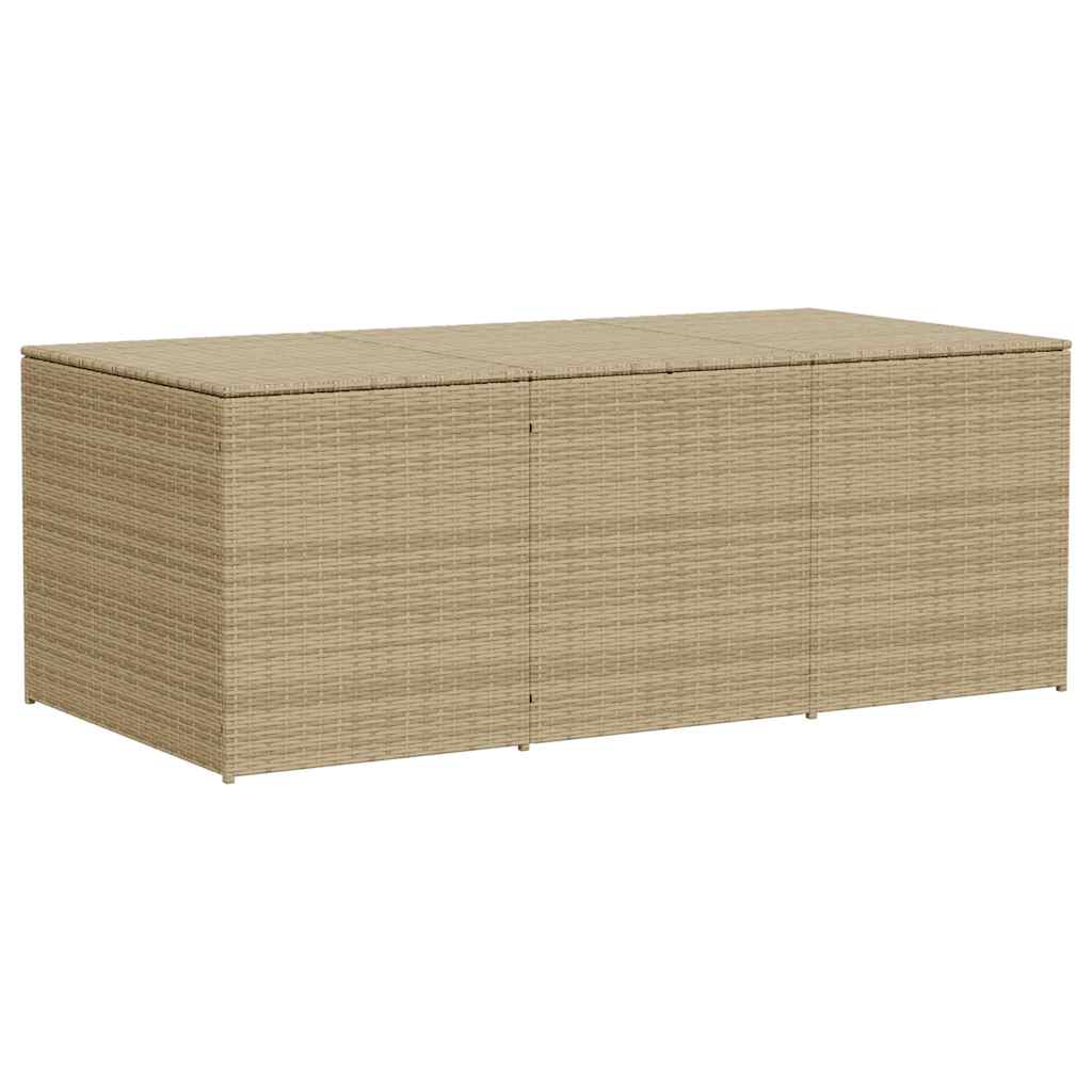 Contenitore da Giardino Beige Misto 984L in Polyrattan