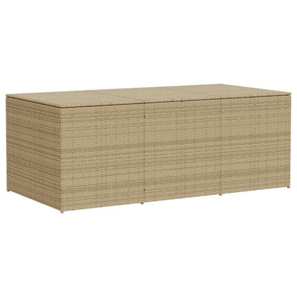 Contenitore da Giardino Beige Misto 984L in Polyrattan