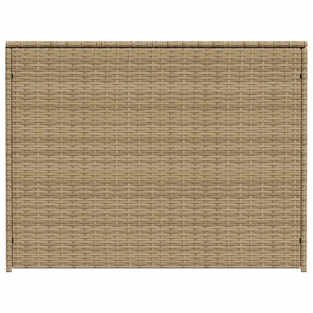 Contenitore da Giardino Beige Misto 984L in Polyrattan