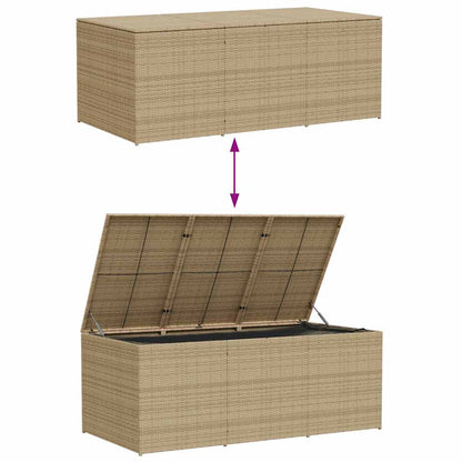 Contenitore da Giardino Beige Misto 984L in Polyrattan | homemem39