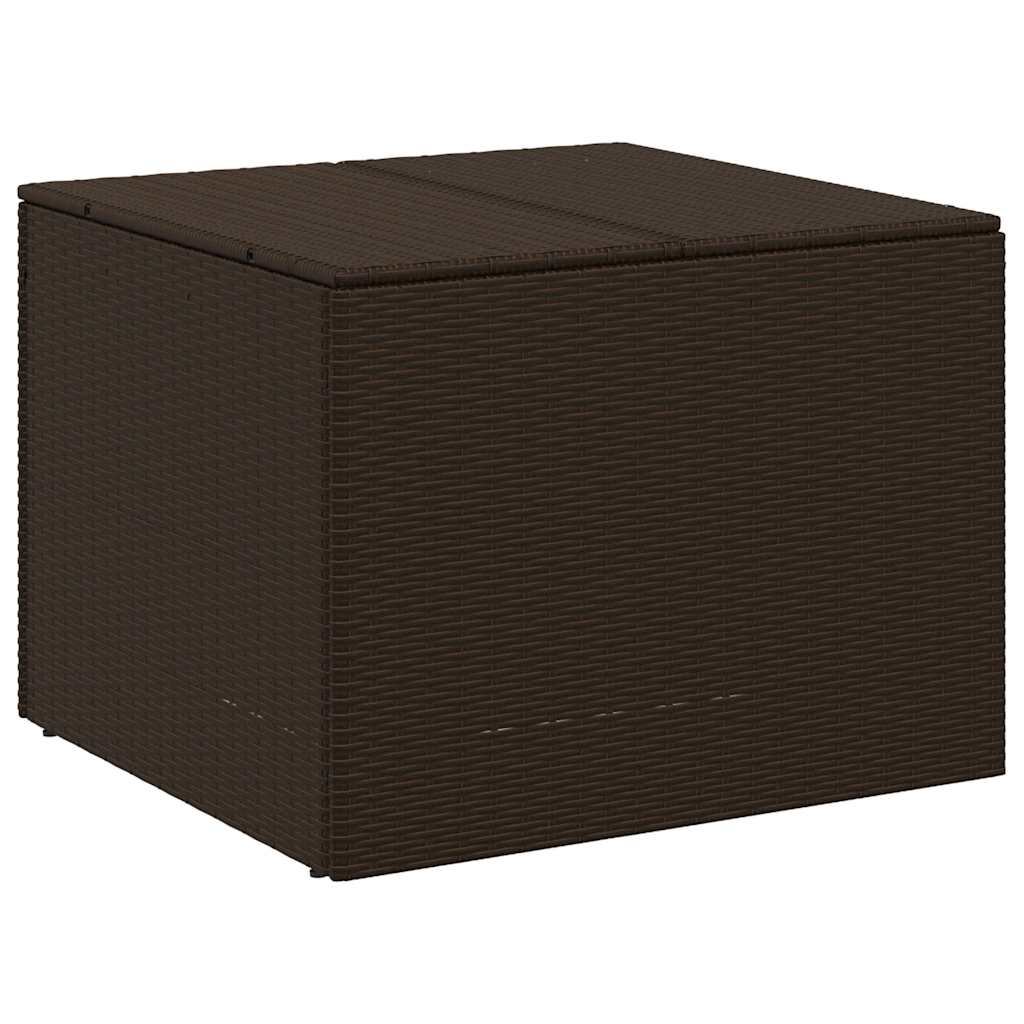 Contenitore da Giardino Marrone 291L in Polyrattan | homemem39