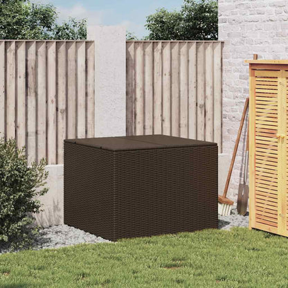 Contenitore da Giardino Marrone 291L in Polyrattan | homemem39