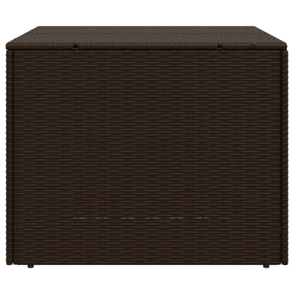 Contenitore da Giardino Marrone 291L in Polyrattan - homemem39