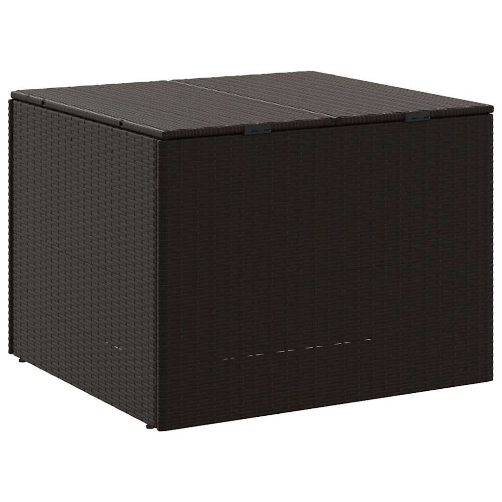 Contenitore da Giardino Marrone 291L in Polyrattan | homemem39