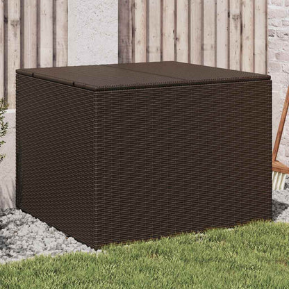 Contenitore da Giardino Marrone 291L in Polyrattan | homemem39