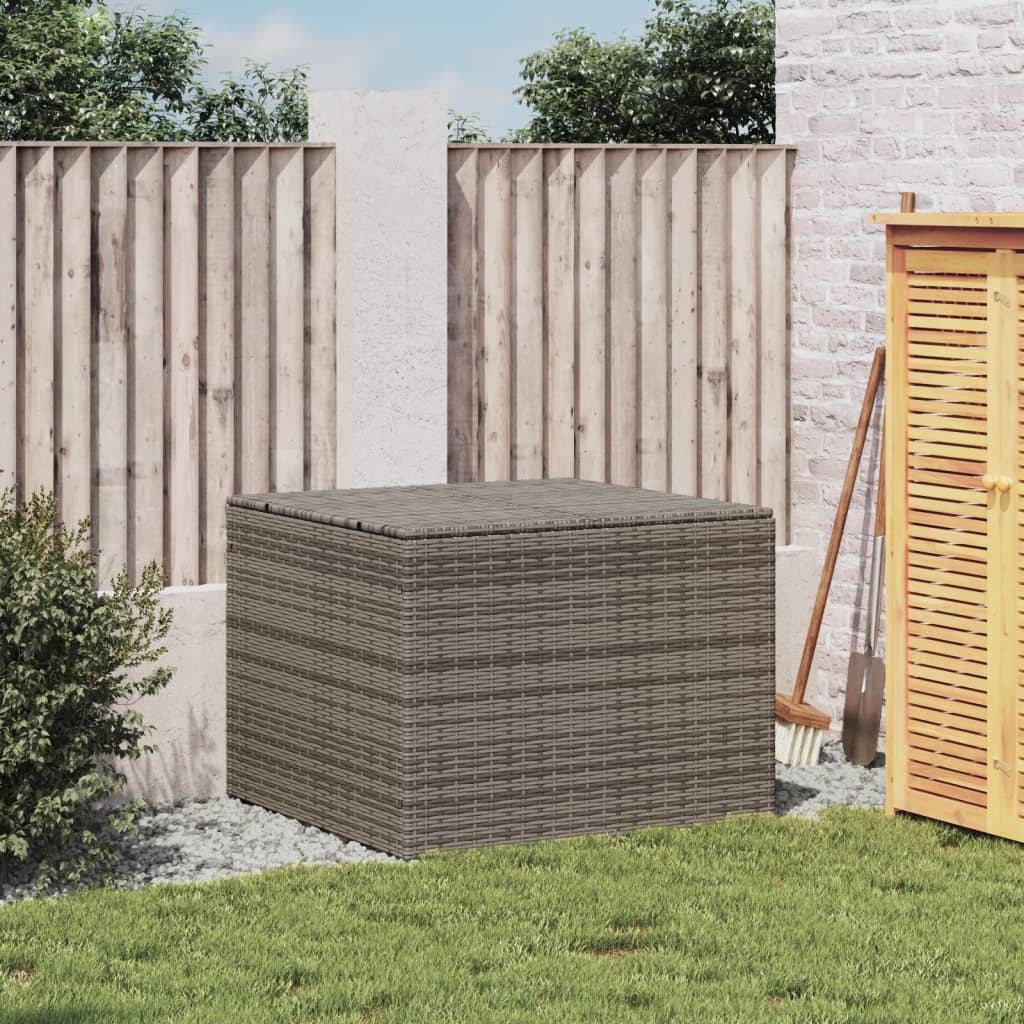 Contenitore da Giardino Grigio 291L in Polyrattan - homemem39