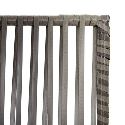 Divisorio per Ambienti a 3 Pannelli Grigio in Polyrattan - homemem39