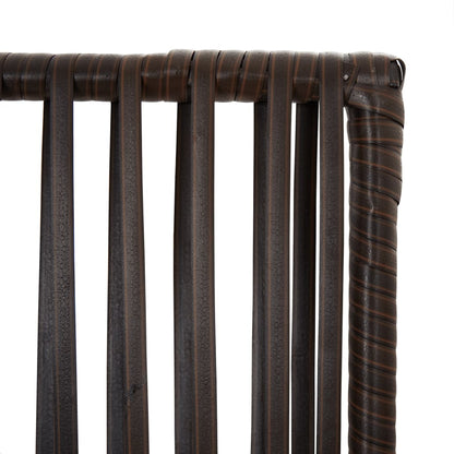 Divisorio per Ambienti a 5 Pannelli Marrone in Polyrattan | homemem39
