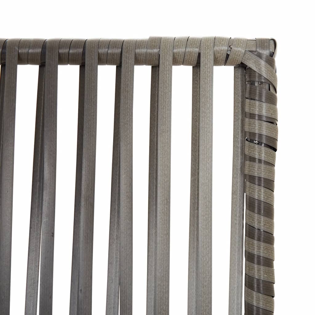 Divisorio per Ambienti a 6 Pannelli Grigio in Polyrattan | homemem39