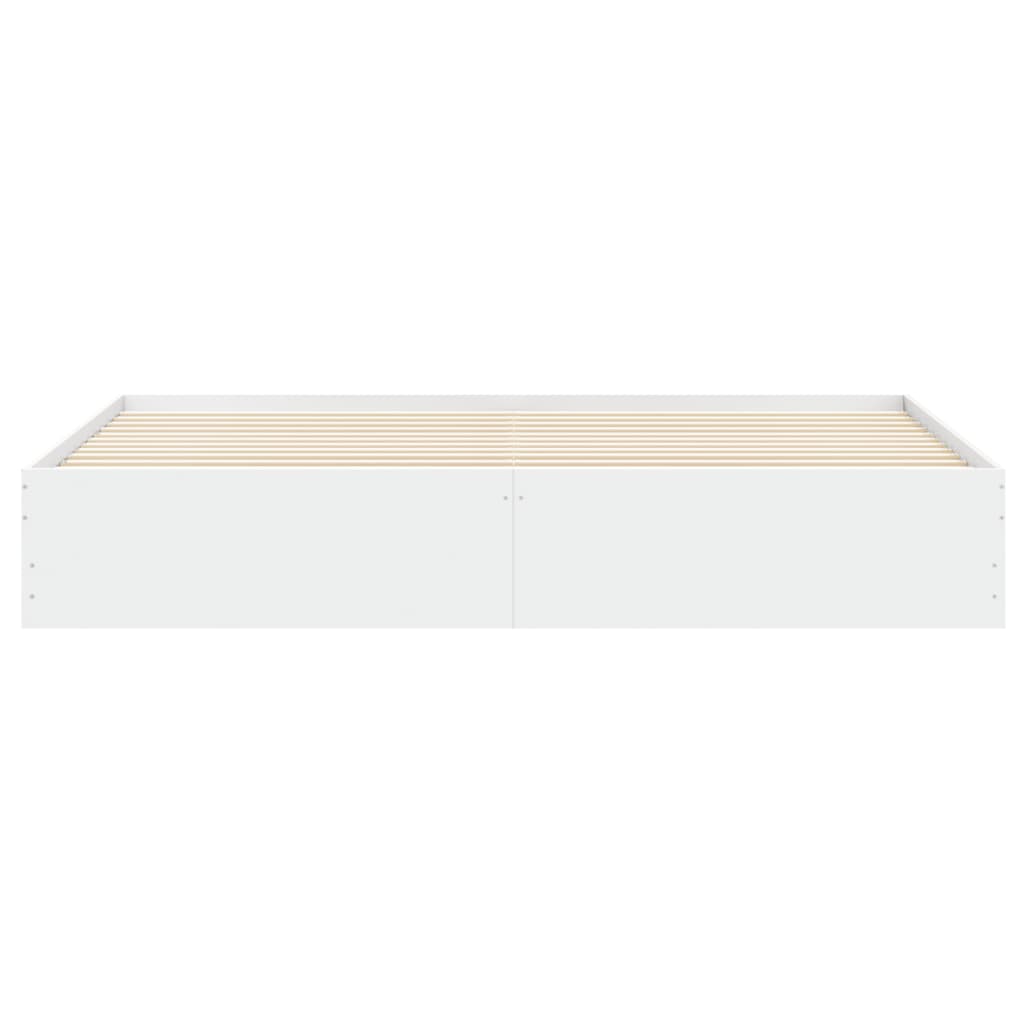 Giroletto con Cassetti Bianco 180x200 cm in Legno Multistrato | homemem39