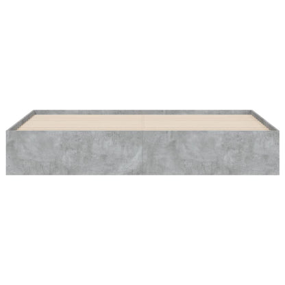 Giroletto Cassetti Grigio Cemento 180x200 cm Legno Multistrato | homemem39