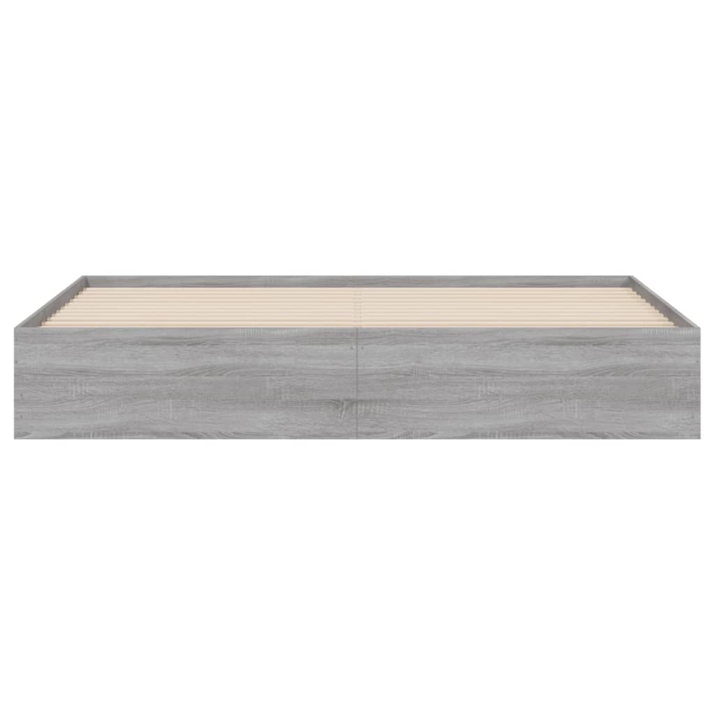 Giroletto Cassetti Grigio Sonoma 160x200 cm Legno Multistrato | homemem39