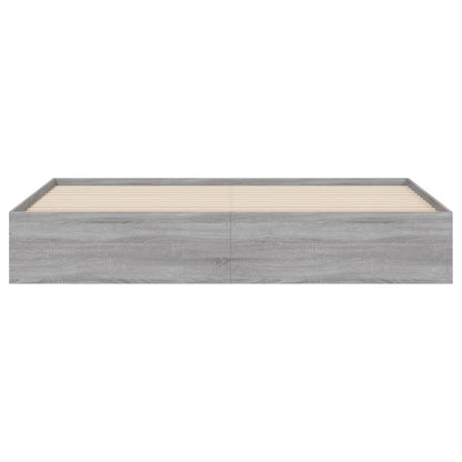 Giroletto Cassetti Grigio Sonoma 160x200 cm Legno Multistrato | homemem39