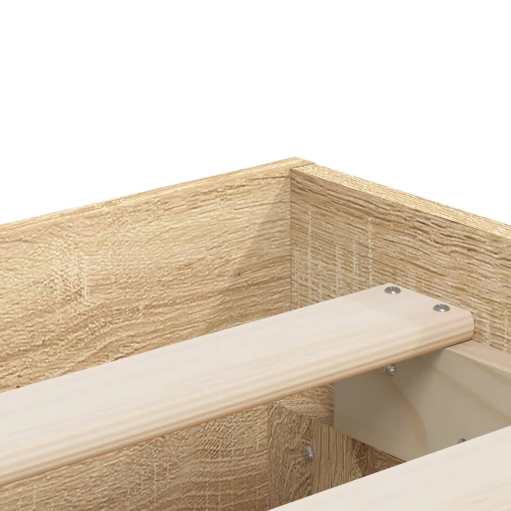 Giroletto Cassetti Rovere Sonoma 150x200 cm Legno Multistrato | homemem39