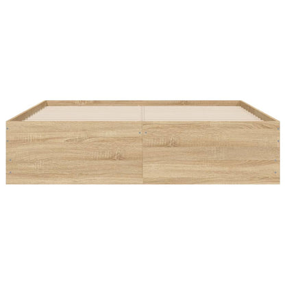 Giroletto Cassetti Rovere Sonoma 120x200 cm Legno Multistrato