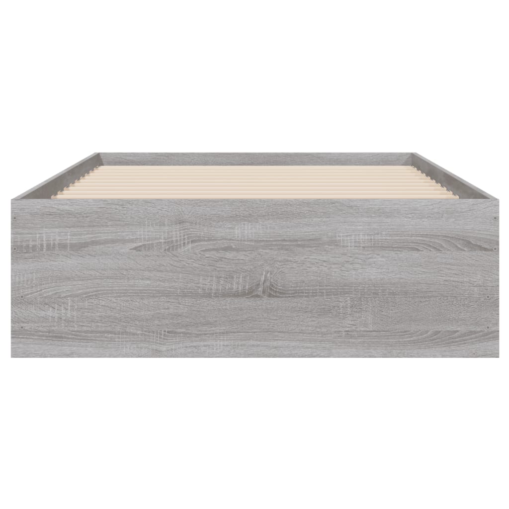 Giroletto Cassetti Grigio Sonoma 90x200 cm Legno Multistrato | homemem39