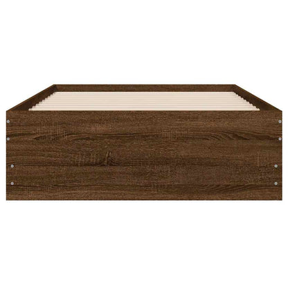 Giroletto Cassetti Rovere Marrone 90x200 cm Legno Multistrato | homemem39
