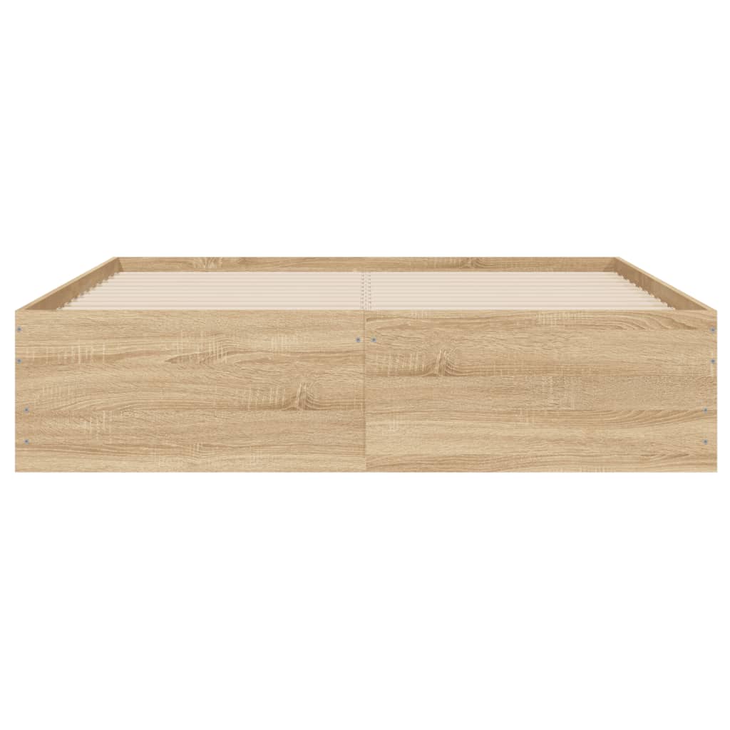 Giroletto Cassetti Rovere Sonoma 135x190 cm Legno Multistrato | homemem39