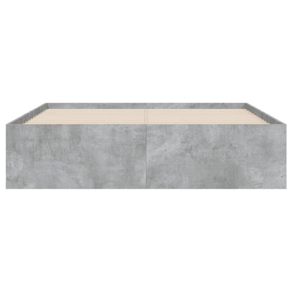 Giroletto Cassetti Grigio Cemento 135x190 cm Legno Multistrato | homemem39