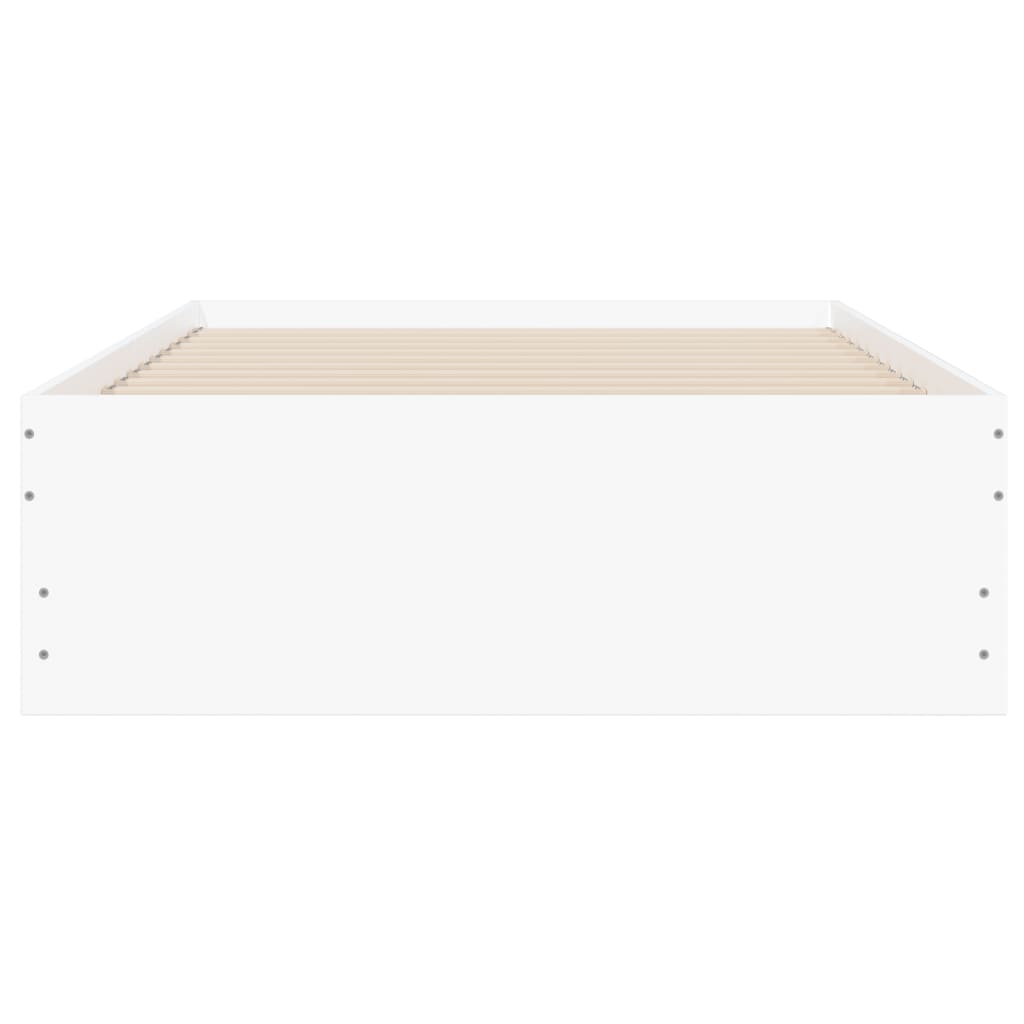 Giroletto con Cassetti Bianco 90x190 cm in Legno Multistrato - homemem39