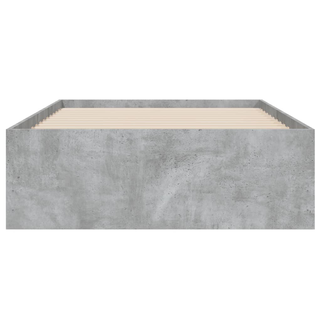 Giroletto Cassetti Grigio Cemento 90x190 cm Legno Multistrato | homemem39