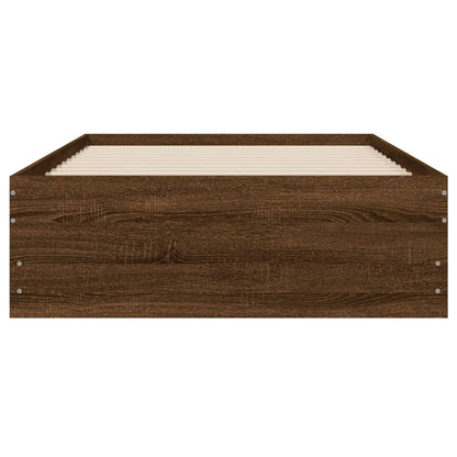 Giroletto Cassetti Rovere Marrone 90x190 cm Legno Multistrato | homemem39