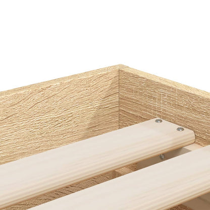 Giroletto Cassetti Rovere Sonoma 75x190 cm Legno Multistrato | homemem39