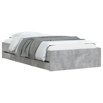 Giroletto Cassetti Grigio Cemento 75x190 cm Legno Multistrato | homemem39