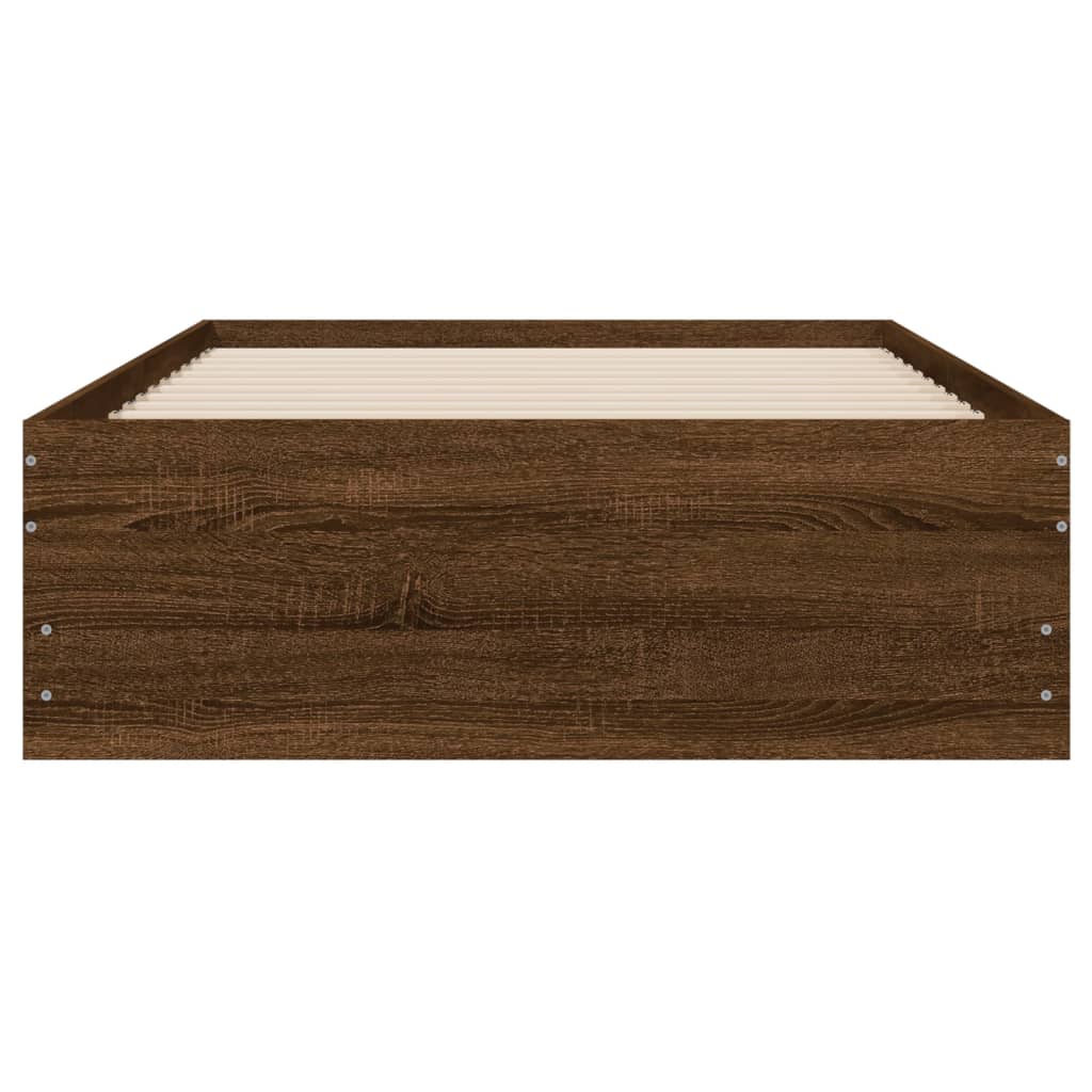 Giroletto Cassetti Rovere Marrone 75x190 cm Legno Multistrato | homemem39