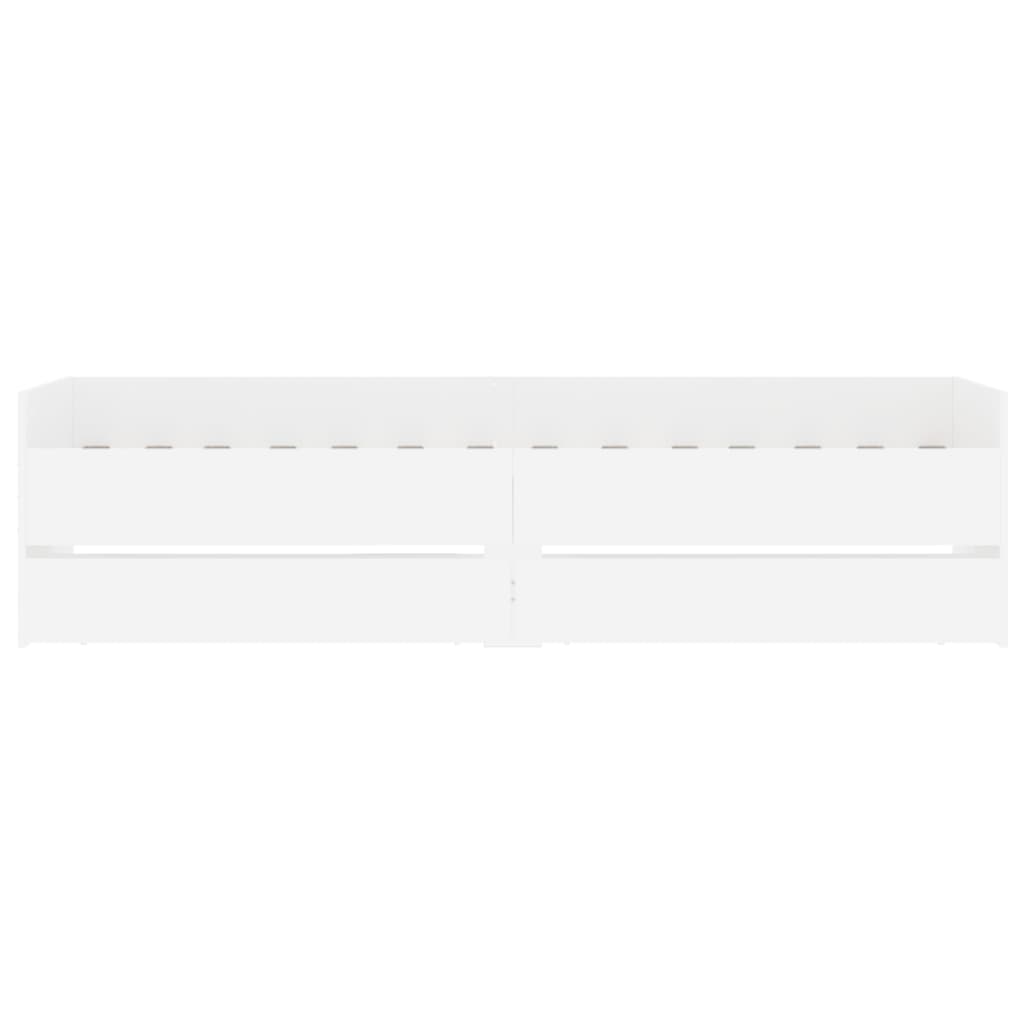 Giroletto con Cassetti Bianco 100x200 cm