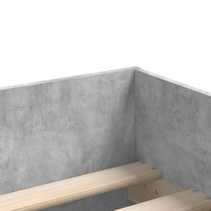 Giroletto con Cassetti Grigio Cemento 100x200 cm