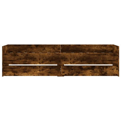 Giroletto con Cassetti Rovere Fumo 100x200 cm | homemem39