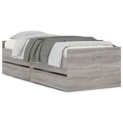Giroletto con Cassetti Grigio Sonoma 100x200 cm | homemem39