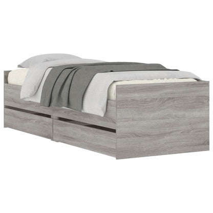 Giroletto con Cassetti Grigio Sonoma 100x200 cm | homemem39