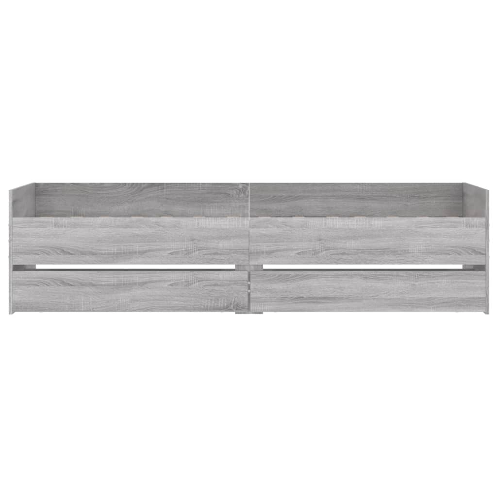 Giroletto con Cassetti Grigio Sonoma 100x200 cm | homemem39