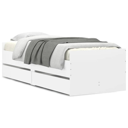 Giroletto con Cassetti Bianco 90x190 cm | homemem39
