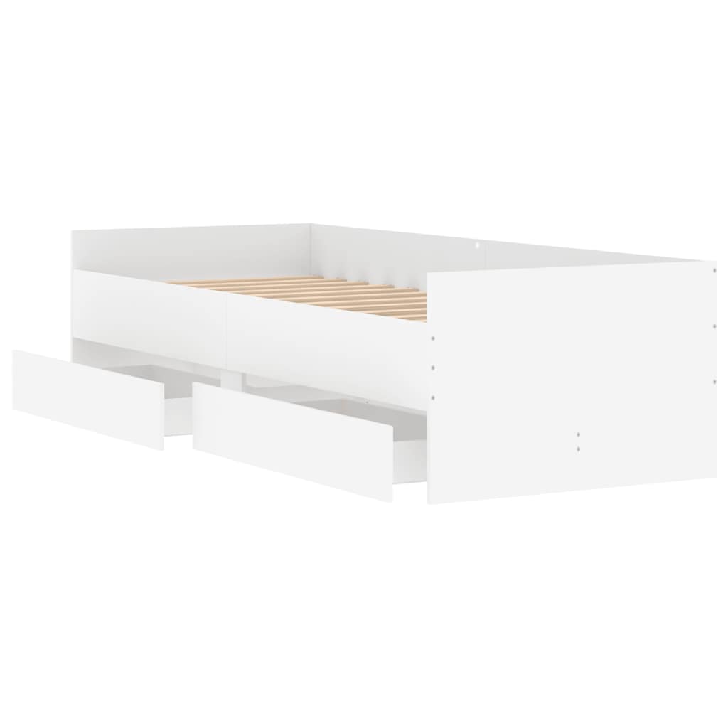 Giroletto con Cassetti Bianco 90x190 cm | homemem39