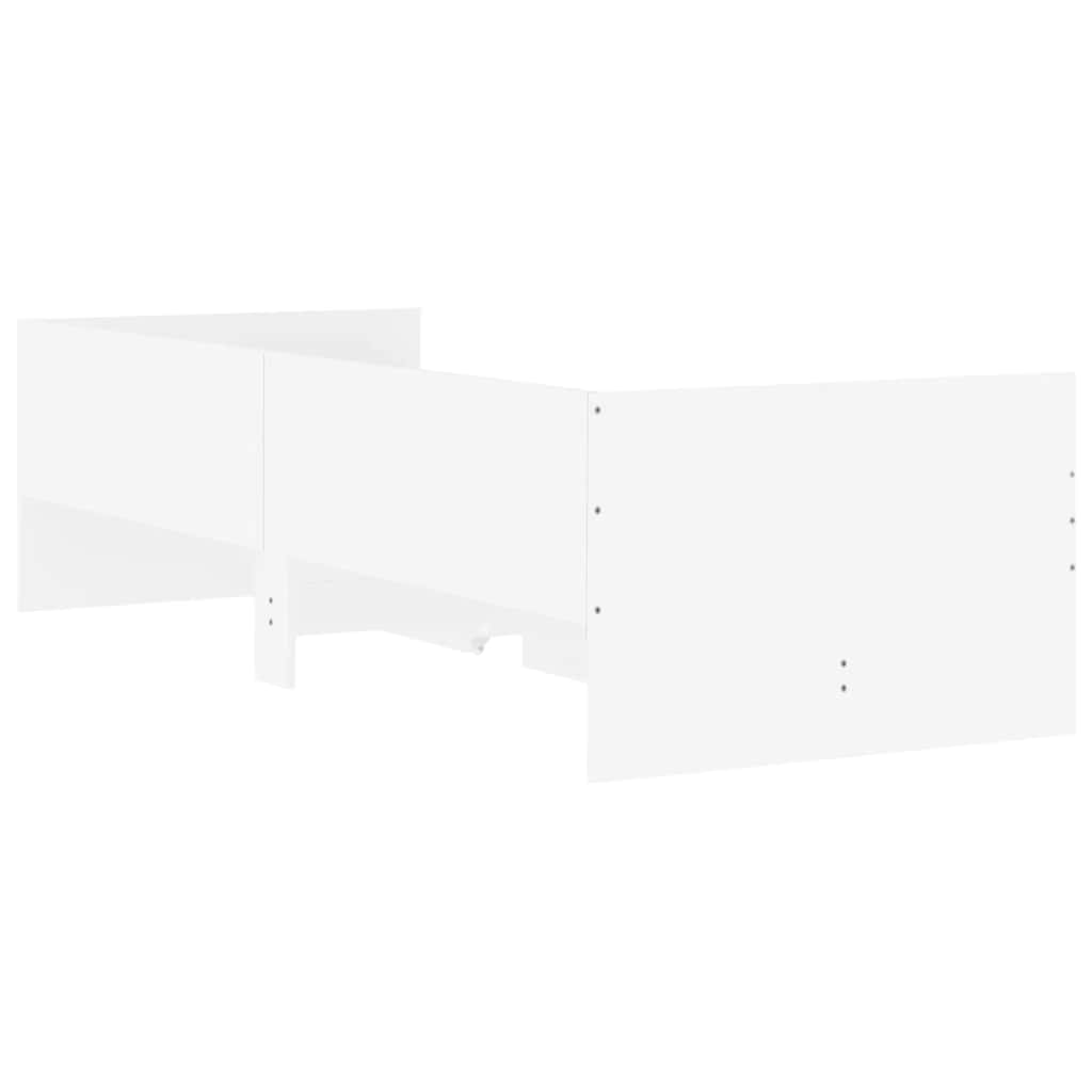 Giroletto con Cassetti Bianco 90x190 cm | homemem39