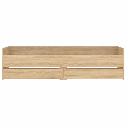 Giroletto con Cassetti Rovere Sonoma 90x190 cm