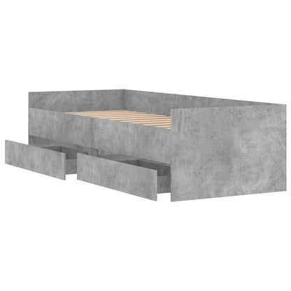 Giroletto con Cassetti Grigio Cemento 90x190 cm | homemem39
