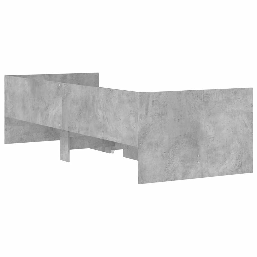 Giroletto con Cassetti Grigio Cemento 90x190 cm | homemem39