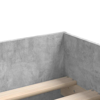 Giroletto con Cassetti Grigio Cemento 90x190 cm | homemem39