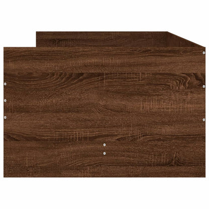 Giroletto con Cassetti Rovere Marrone 75x190 cm Small Single