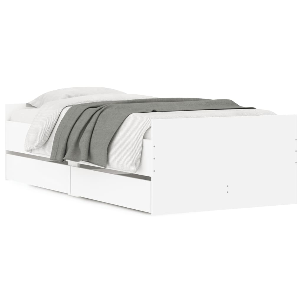 Giroletto con Cassetti Bianco 100x200 cm | homemem39