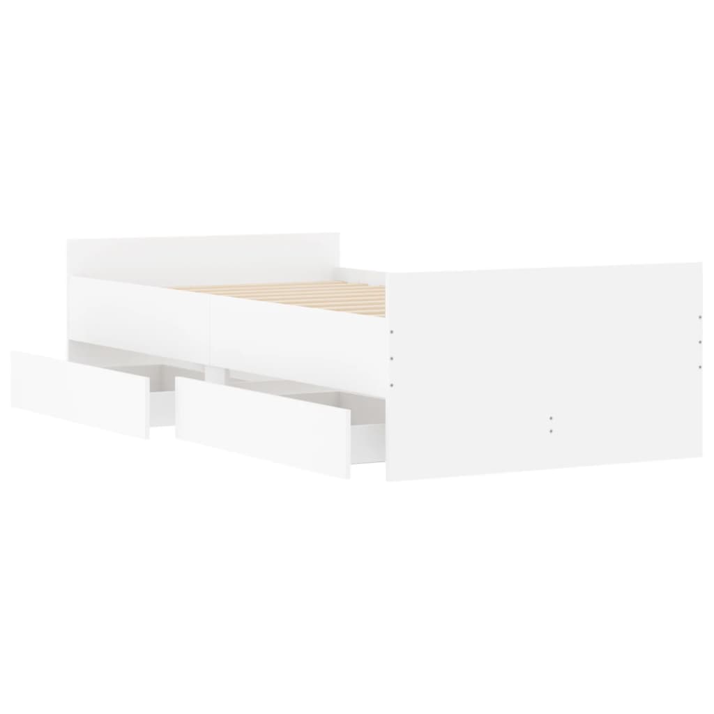 Giroletto con Cassetti Bianco 100x200 cm | homemem39