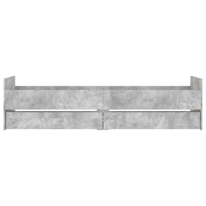 Giroletto con Cassetti Grigio Cemento 100x200 cm | homemem39